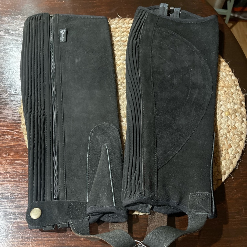 Requisite Suede Half Chaps. Medium Size Adult. - image 1